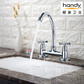 Dual Handle  Faucet  Brass Basin Faucet